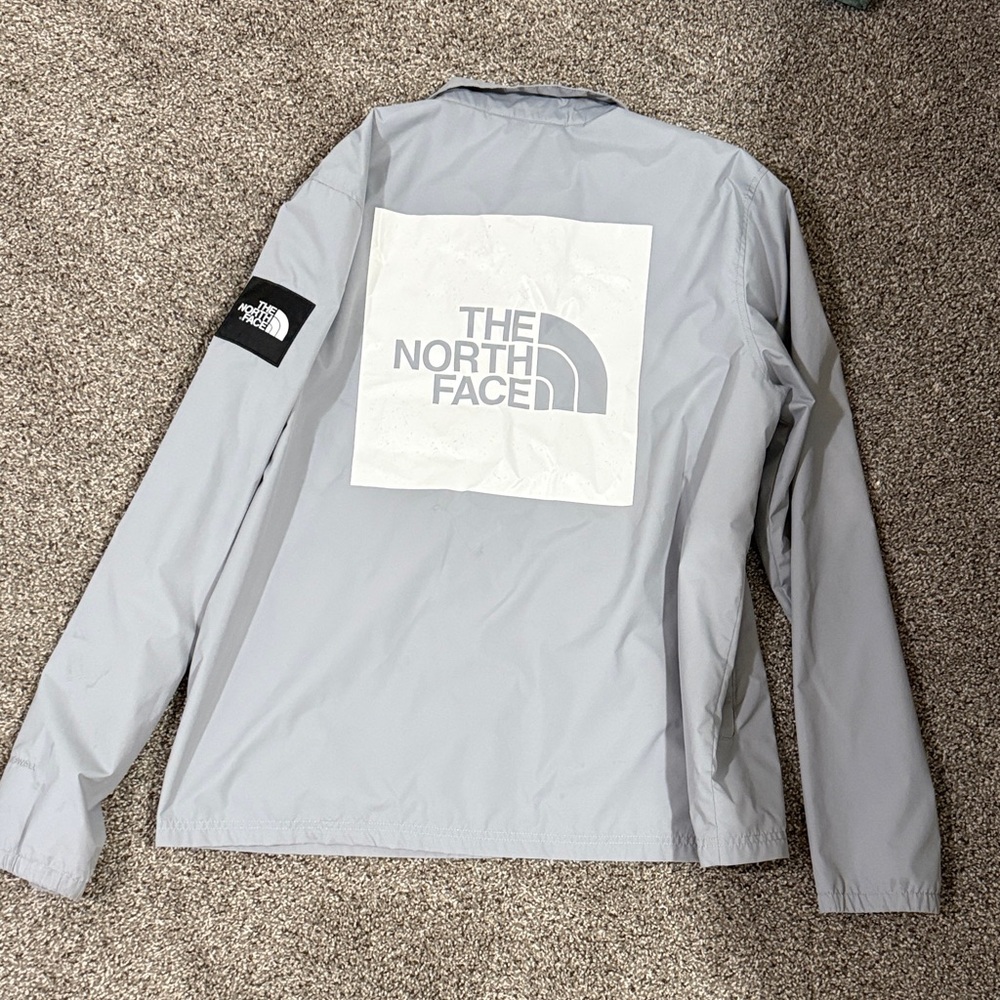 The North Face Light Gray Windbreaker